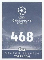 2019-20 Topps UEFA Champions League Official Sticker Collection #468 Mouctar Diakhaby Back