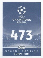 2019-20 Topps UEFA Champions League Official Sticker Collection #473 Geoffrey Kondogbia Back