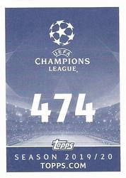 2019-20 Topps UEFA Champions League Official Sticker Collection #474 Daniel Parejo Back