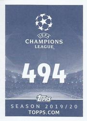 2019-20 Topps UEFA Champions League Official Sticker Collection #494 Malcom Back