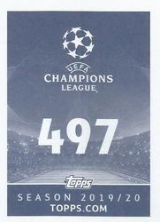 2019-20 Topps UEFA Champions League Official Sticker Collection #497 Sebastian Driussi Back