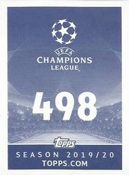 2019-20 Topps UEFA Champions League Official Sticker Collection #498 Ajax club badge Back