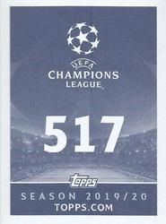 2019-20 Topps UEFA Champions League Official Sticker Collection #517 Federico Ricca Back