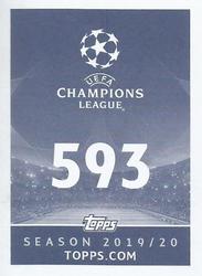 2019-20 Topps UEFA Champions League Official Sticker Collection #593 Mick van Buren Back