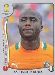 2014 Panini FIFA World Cup Brazil Stickers Platinum Edition #227 Souleymane Bamba Front
