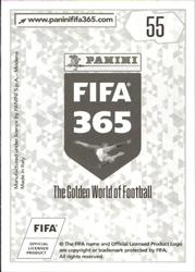 2018 Panini FIFA 365 Stickers #55 Enzo Perez Back