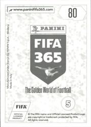 2018 Panini FIFA 365 Stickers #80 Tulio de Melo Back