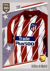 2018 Panini FIFA 365 Stickers #153 Atletico Madrid Shirt Front