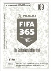 2018 Panini FIFA 365 Stickers #189 Gerard Deulofeu Back