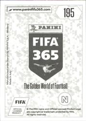 2018 Panini FIFA 365 Stickers #195 Keylor Navas Back