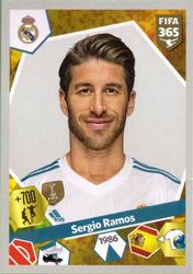 2018 Panini FIFA 365 Stickers #196 Sergio Ramos Front