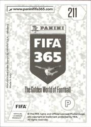 2018 Panini FIFA 365 Stickers #211 Karim Benzema Back