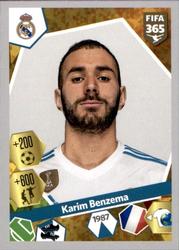 2018 Panini FIFA 365 Stickers #211 Karim Benzema Front