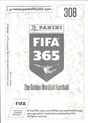 2018 Panini FIFA 365 Stickers #308 Omar Elabdellaoui Back