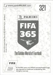 2018 Panini FIFA 365 Stickers #321 Sebá Back