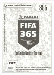 2018 Panini FIFA 365 Stickers #355 Marek Hamšík Back