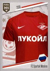 2018 Panini FIFA 365 Stickers #457 Spartak Moscow Shirt Front