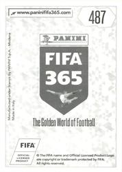 2018 Panini FIFA 365 Stickers #487 Luca Zuffi Back