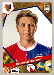 2018 Panini FIFA 365 Stickers #490 Alexander Fransson Front
