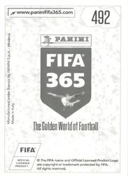 2018 Panini FIFA 365 Stickers #492 Davide Calla Back