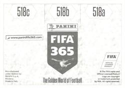 2018 Panini FIFA 365 Stickers #518a/518b/518c Jhon Mosquera / Arley Rodríguez / Christian Vargas Back
