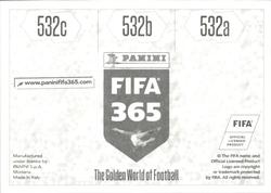 2018 Panini FIFA 365 Stickers #532a/532b/532c Percy Tau / Thapelo Morena / Sibusiso Vilakazi Back
