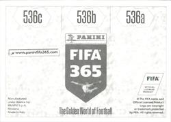 2018 Panini FIFA 365 Stickers #536a/536b/536c Darren White / Kim Daewook / Albert Riera Back