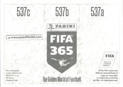 2018 Panini FIFA 365 Stickers #537a/537b/537c Fabrizio Tavano / Clayton Lewis / João Moreira Back