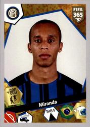 2018 Panini FIFA 365 Stickers - E Stickers #E24 Miranda Front