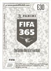 2018 Panini FIFA 365 Stickers - E Stickers #E30 João Cancelo Back