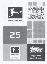 2019-20 Topps Bundesliga Offizielle Sticker #25 Dedryck Boyata Back