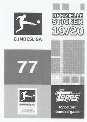 2019-20 Topps Bundesliga Offizielle Sticker #77 Thorgan Hazard Back