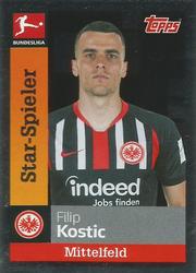 2019-20 Topps Bundesliga Offizielle Sticker #105 Filip Kostic Front