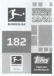 2019-20 Topps Bundesliga Offizielle Sticker #182 Lucas Alario Back
