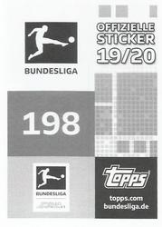 2019-20 Topps Bundesliga Offizielle Sticker #198 Jean-Philippe Mateta Back