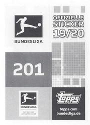 2019-20 Topps Bundesliga Offizielle Sticker #201 Stefan Lainer Back
