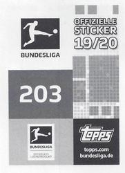 2019-20 Topps Bundesliga Offizielle Sticker #203 Nico Elvedi Back