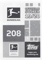 2019-20 Topps Bundesliga Offizielle Sticker #208 Patrick Herrmann Back