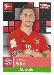 2019-20 Topps Bundesliga Offizielle Sticker #218 Niklas Süle Front