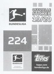 2019-20 Topps Bundesliga Offizielle Sticker #224 Ivan Perisic Back