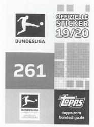 2019-20 Topps Bundesliga Offizielle Sticker #261 Kevin Mbabu Back