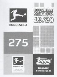 2019-20 Topps Bundesliga Offizielle Sticker #275 Robert Lewandowski Back