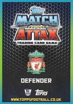 2015-16 Topps Match Attax Premier League - Pro 11 #P12 Martin Skrtel Back