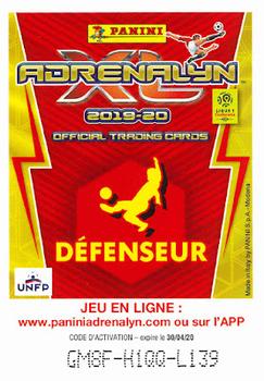 2019-20 Panini Adrenalyn XL Ligue 1 #167 Fodé Ballo-Touré Back