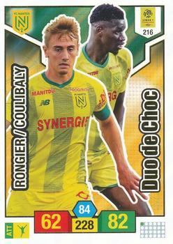 2019-20 Panini Adrenalyn XL Ligue 1 #216 Valentin Rongier / Kalifa Coulibaly Front