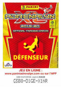 2019-20 Panini Adrenalyn XL Ligue 1 #283 Ghislain Konan Back