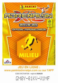 2019-20 Panini Adrenalyn XL Ligue 1 #297 Adrien Hunou Back