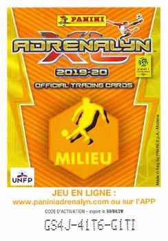 2019-20 Panini Adrenalyn XL Ligue 1 - Édition Limitée #NNO Adrien Hunou Back