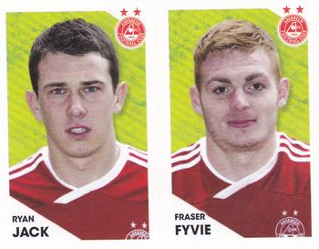 2012 Panini Scottish Premier League Stickers #16 / 17 Fraser Fyvie / Ryan Jack Front