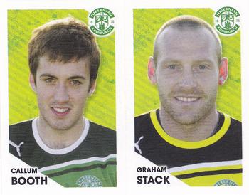 2012 Panini Scottish Premier League Stickers #180 / 181 Graham Stack / Callum Booth Front